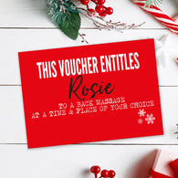 Personalised Voucher Silly